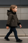 Luxe Lammy Coat van Echt Leer & Vacht