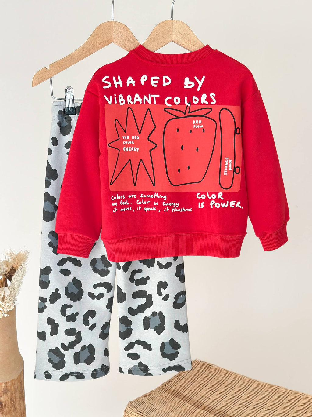 Red Energy Leopard Set – Katoen