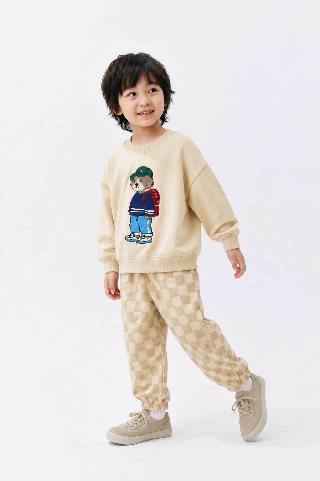 Teddy Set – 100% Katoen | Beige & Bruin