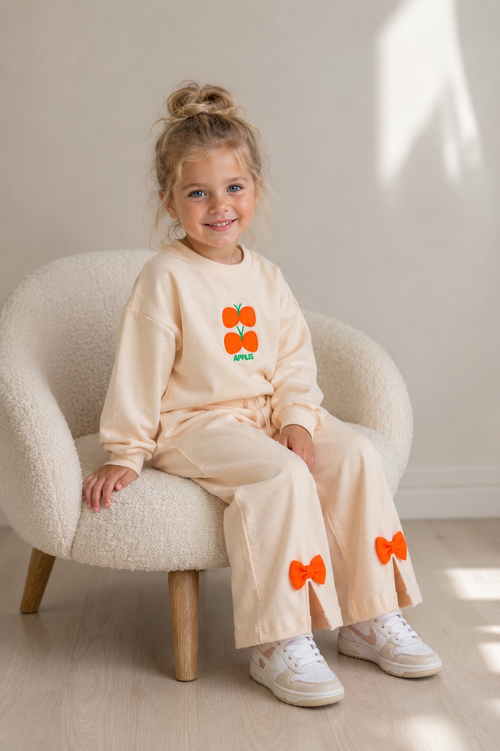 Apple Bow Set – katoen