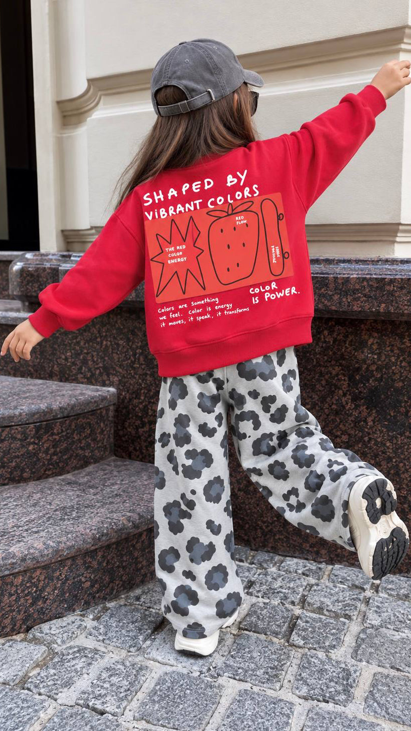 Red Energy Leopard Set – Katoen