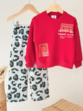 Red Energy Leopard Set – Katoen