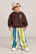 Brown Stripe Kids Set – Katoen | 2-delig